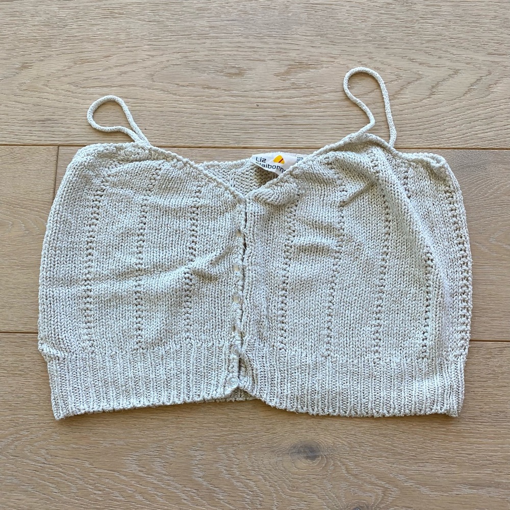 Vintage VTG Knit Crop Top camisole